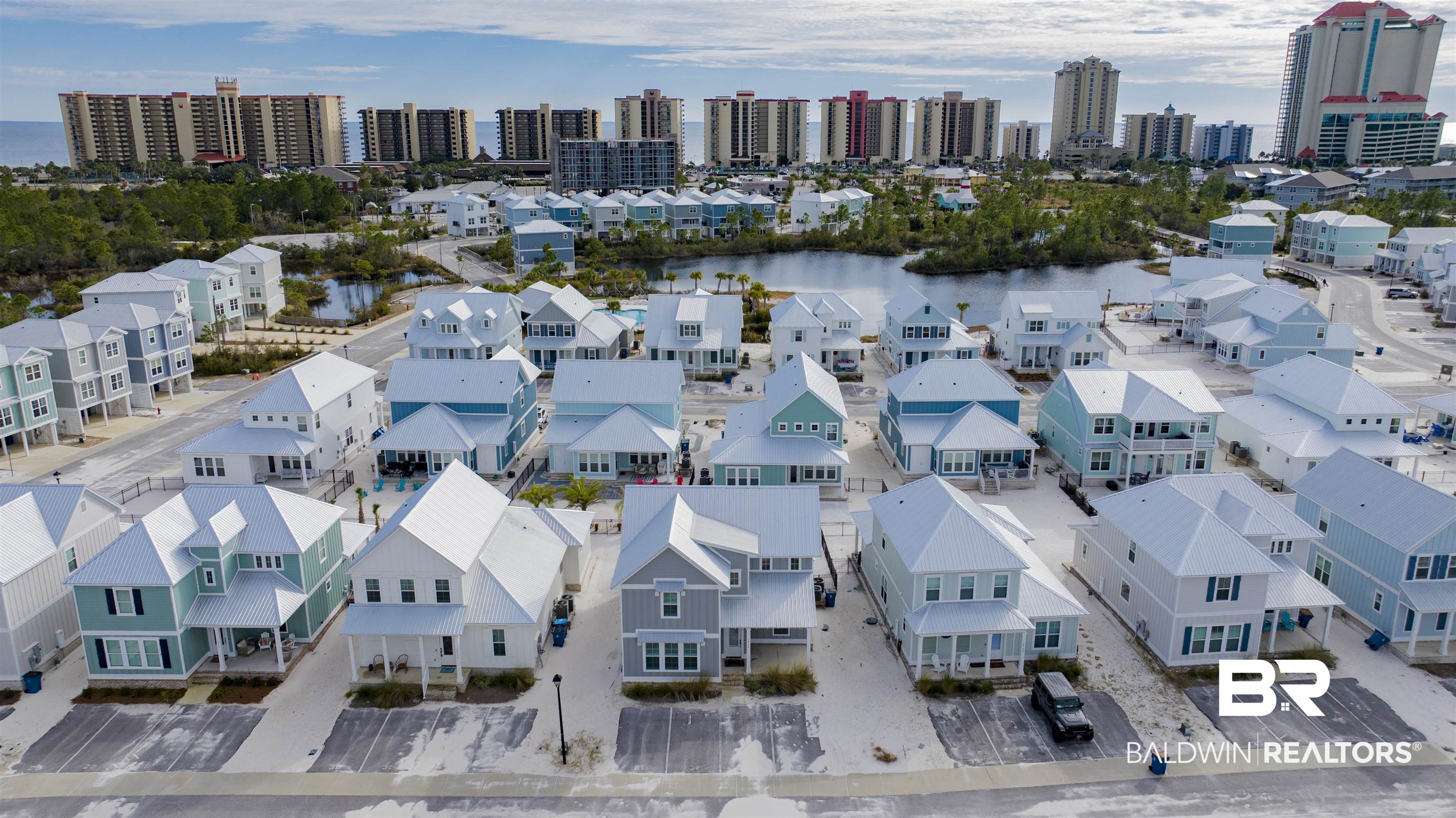 24174 Pepper Lane Orange Beach, AL 36561 - Photo 62 of 63 Bird's eye view with a water view