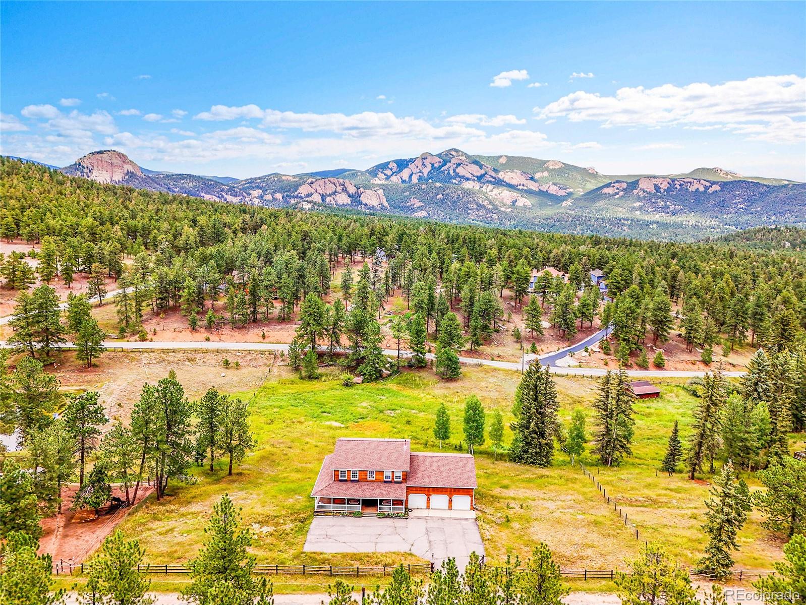 2635 Nova Road Pine, CO 80470 - Photo 45 of 45 a view of swimming pool with a lake view and mountain view