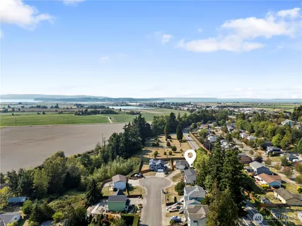 an aerial view of a city with lots of residential buildings
