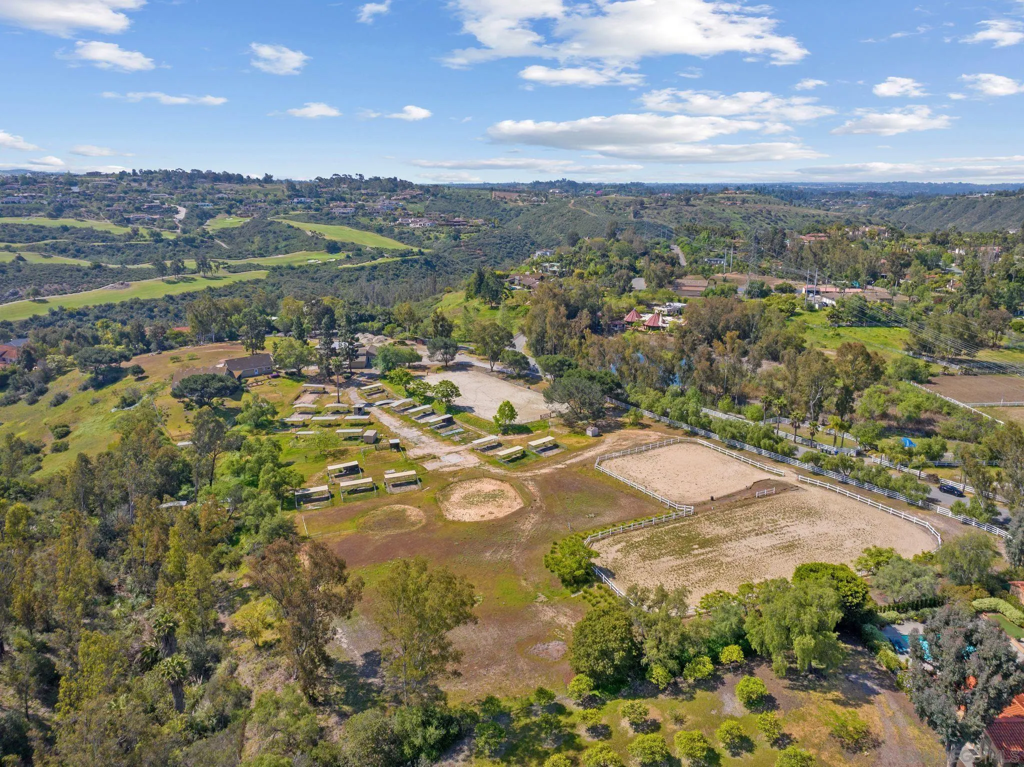 17397 La Brisa Rancho Santa Fe, CA 92067 - Photo 7 of 10 a view of a city with mountains in the background