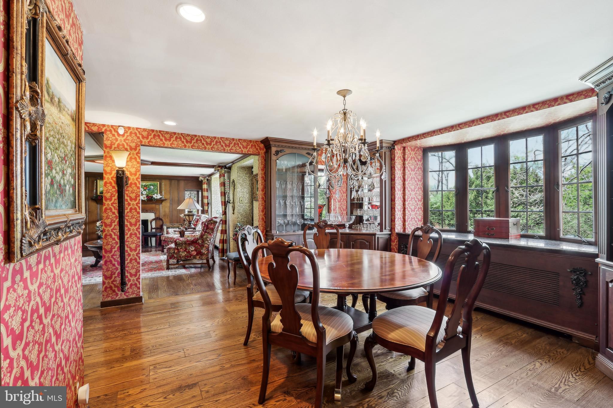 1536 Warner Road Jenkintown, PA 19046 - Photo 17 of 83 dining room looking toward formal living room