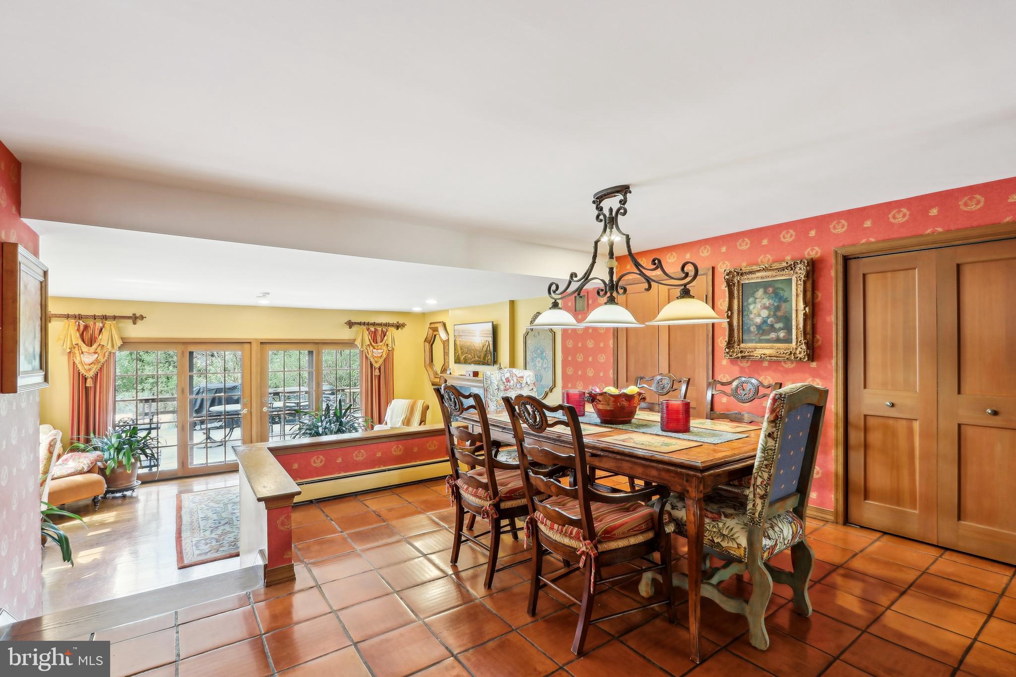 1536 Warner Road Jenkintown, PA 19046 - Photo 18 of 83 table seating in the extended kitchen dining area