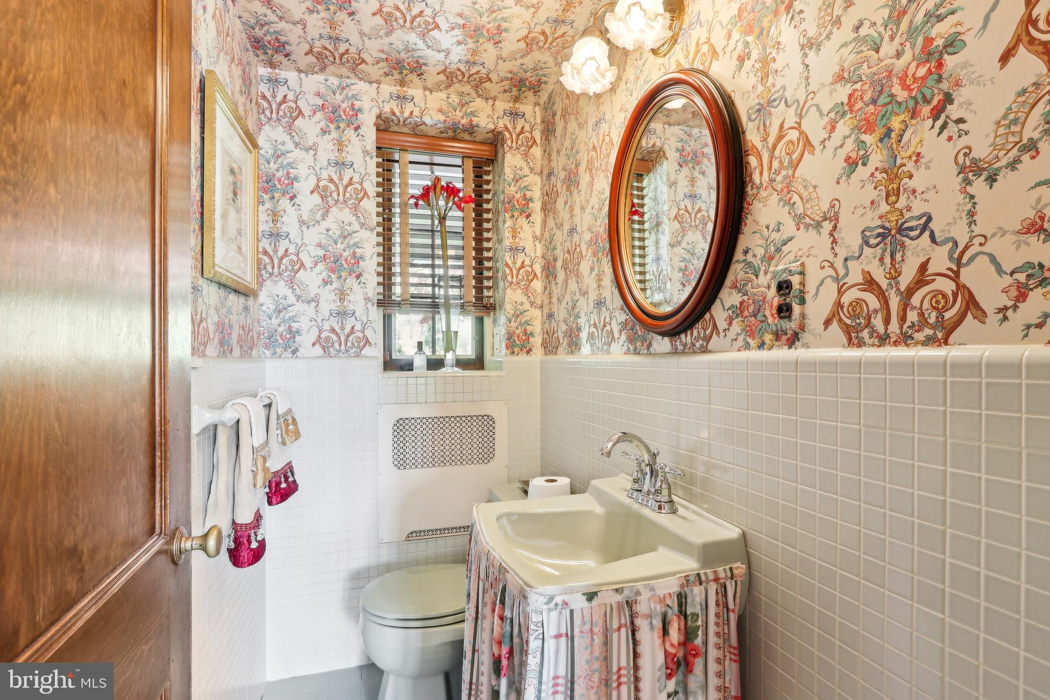 1536 Warner Road Jenkintown, PA 19046 - Photo 26 of 83 one of two powder rooms on ground floor