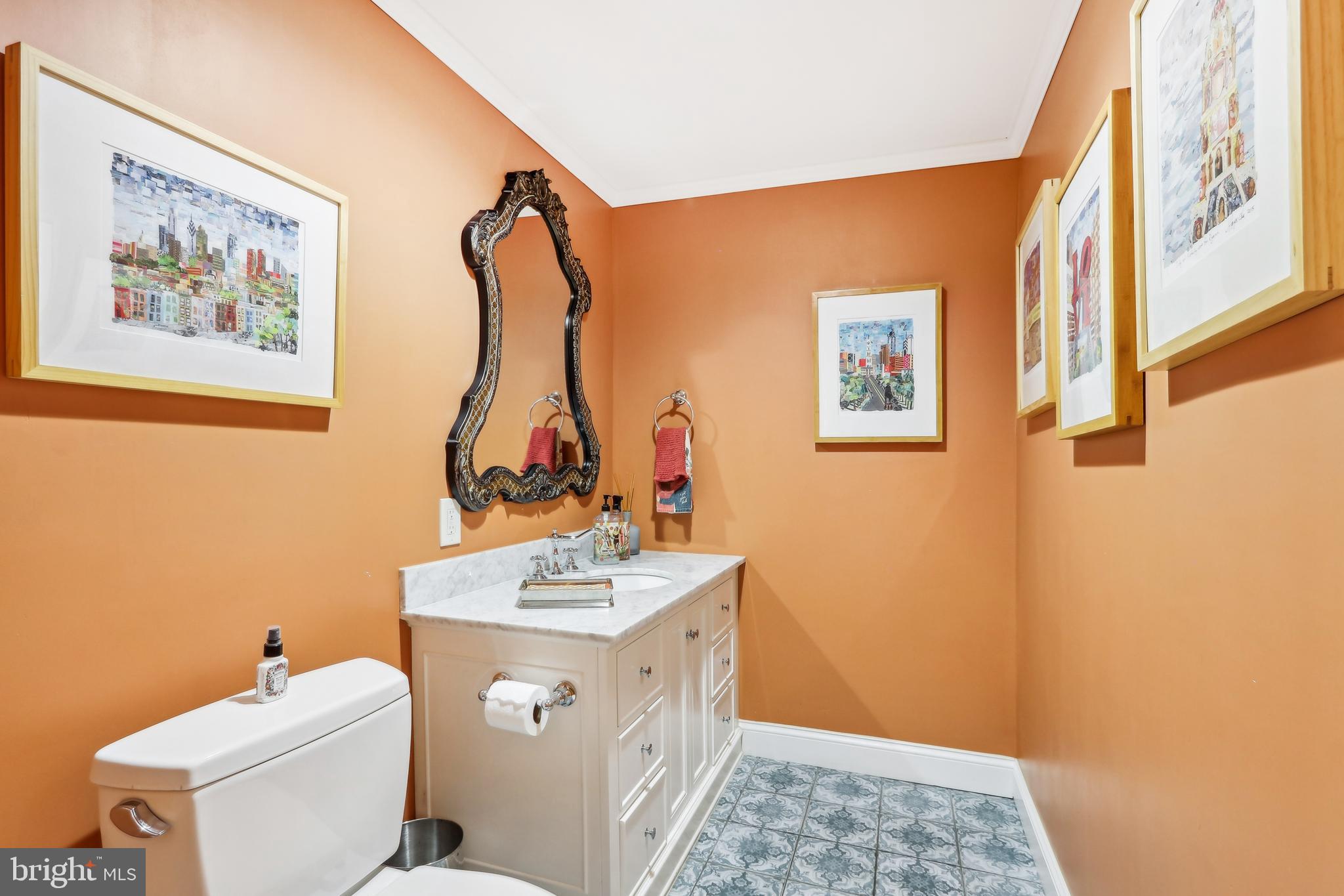 1536 Warner Road Jenkintown, PA 19046 - Photo 30 of 83 second powder room on the ground floor