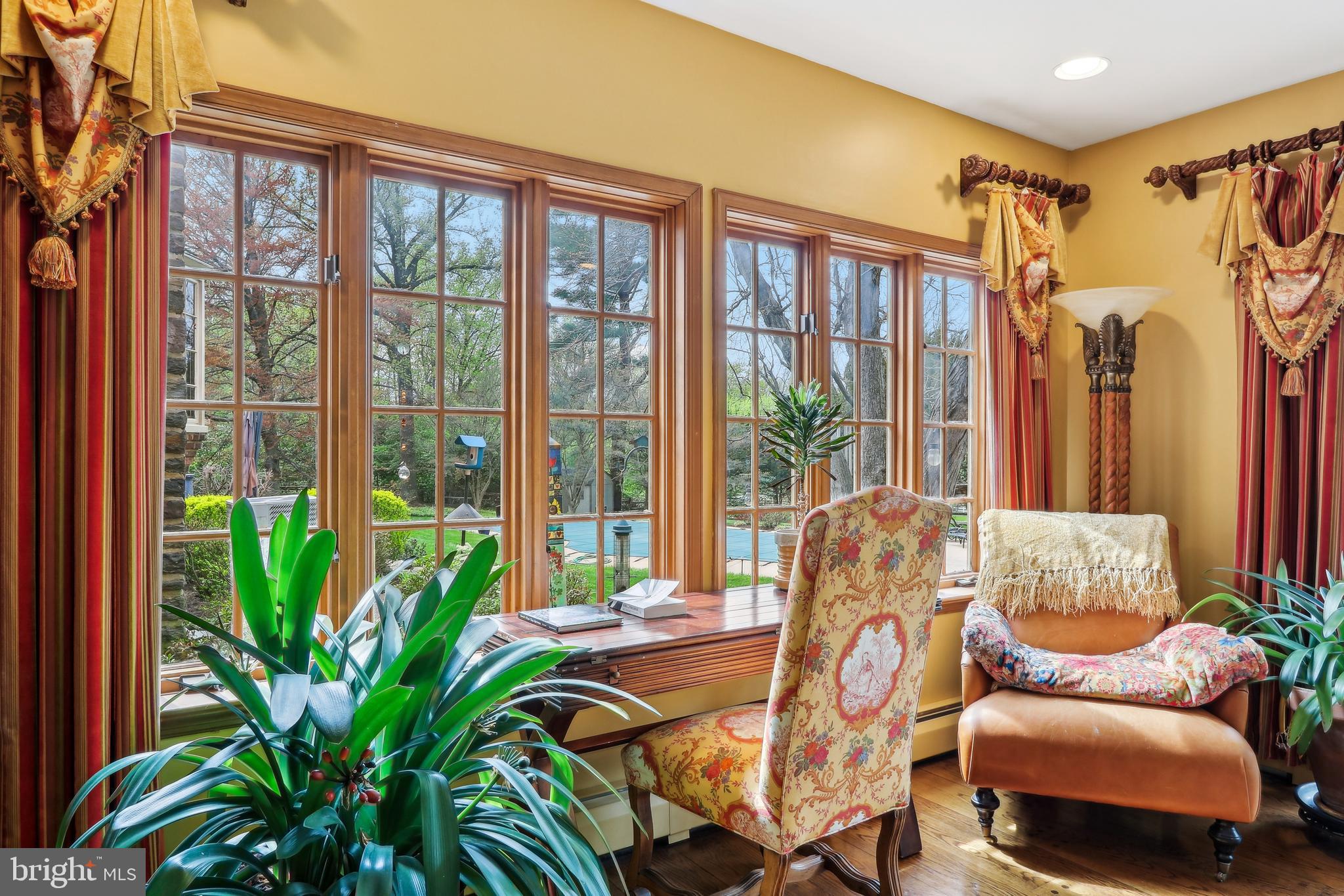 1536 Warner Road Jenkintown, PA 19046 - Photo 32 of 83 family room view of pool