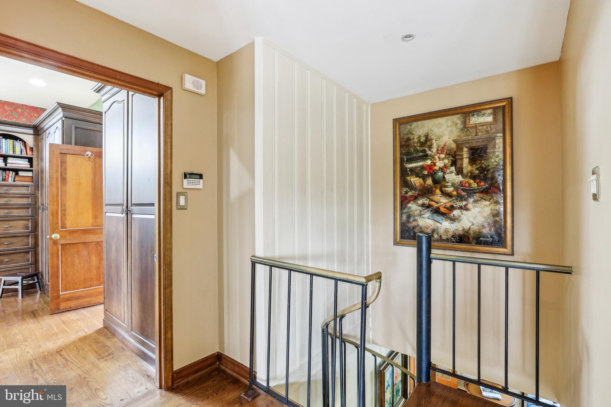 1536 Warner Road Jenkintown, PA 19046 - Photo 41 of 83 spiral staircase to enter kitchen/lounge area