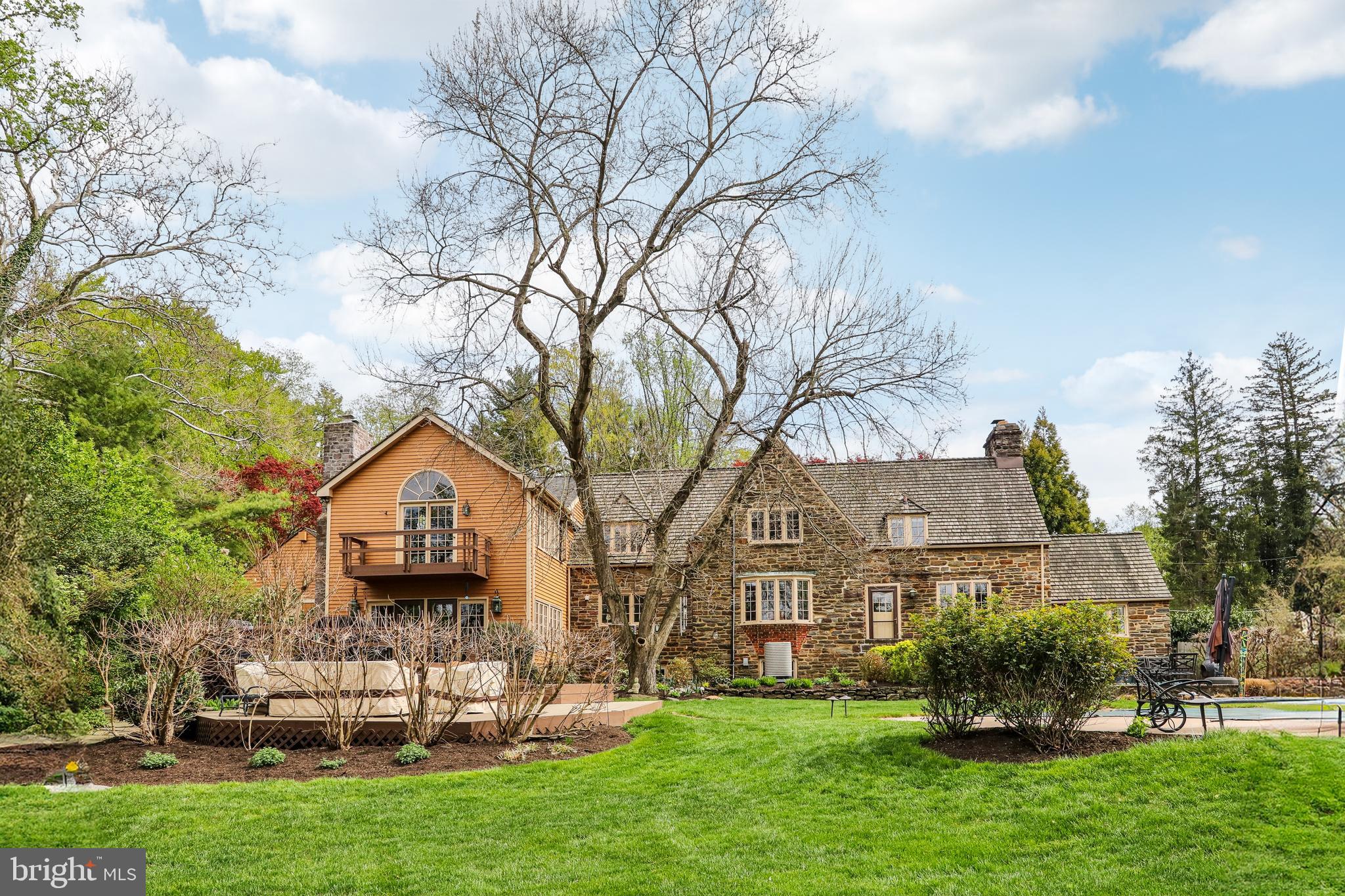 1536 Warner Road Jenkintown, PA 19046 - Photo 58 of 83 looking at the rear of the home and yard