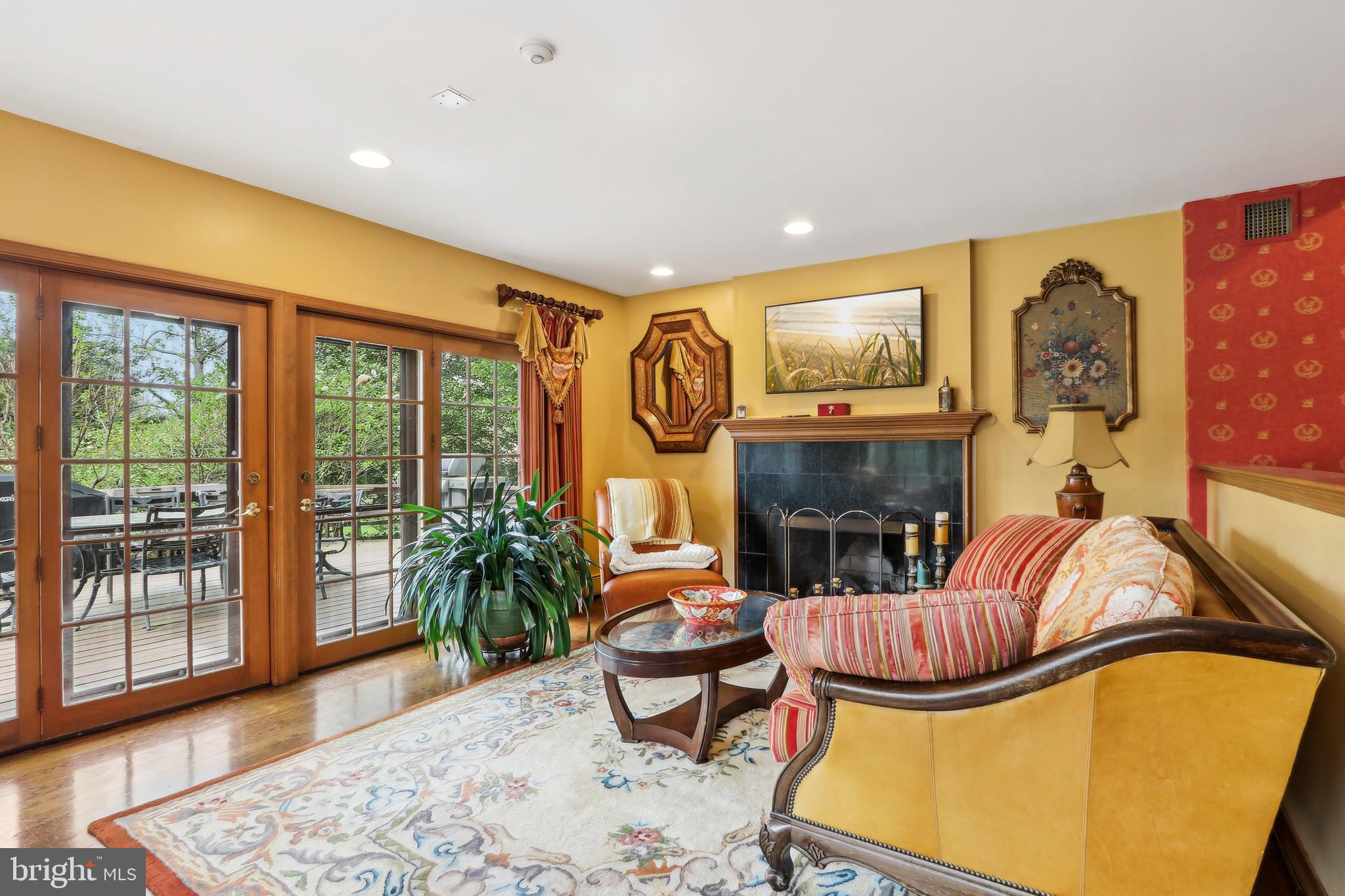 1536 Warner Road Jenkintown, PA 19046 - Photo 10 of 83 family room exiting to rear deck