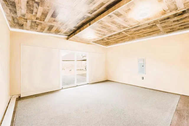 a view of empty room