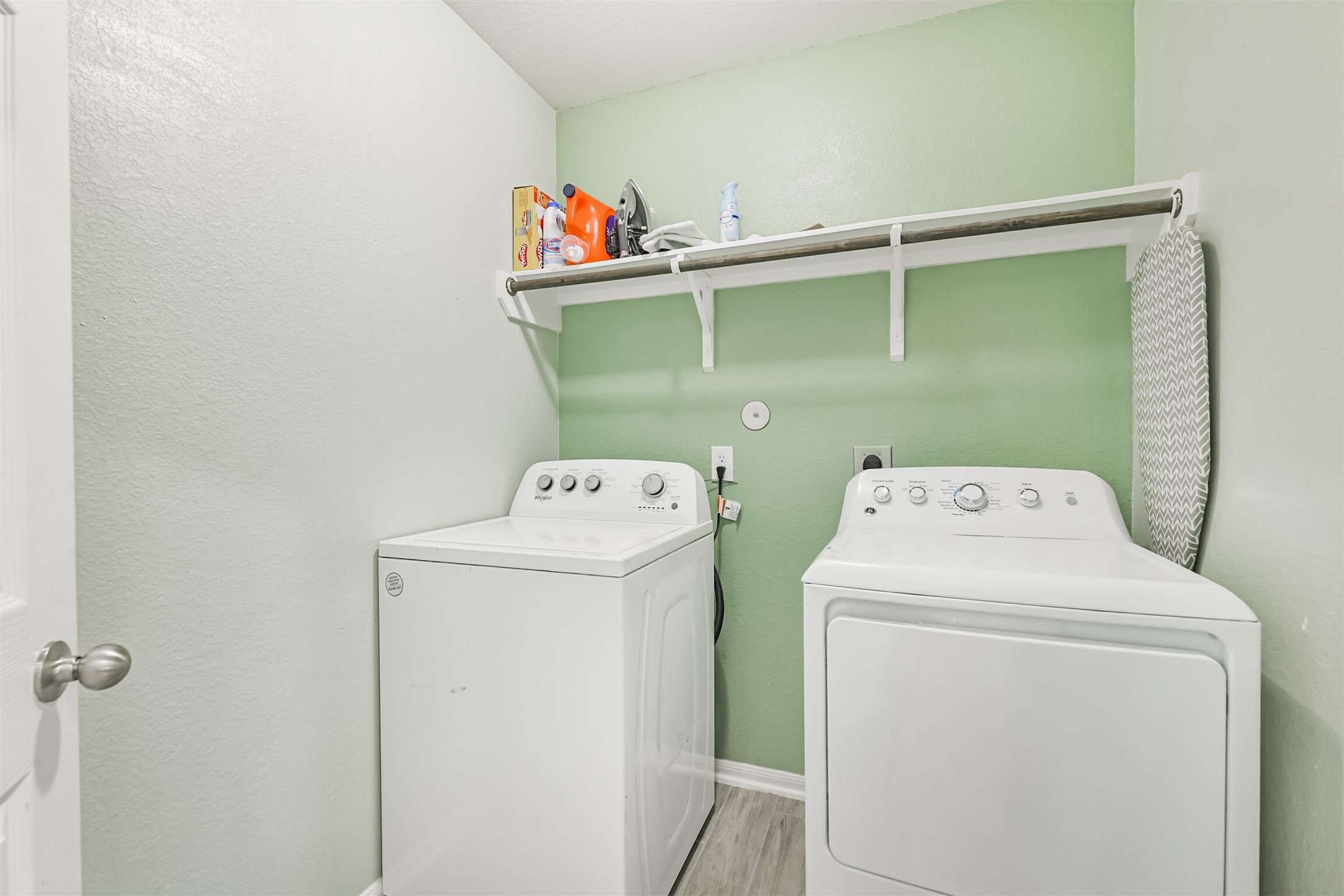 3127 Everwood Trail Rosenberg, TX 77471 - Photo 9 of 23 The laundry room is conveniently located inside the house. The washer and dryer will stay.