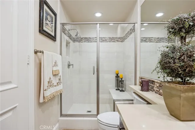 a view of a city with tall buildings