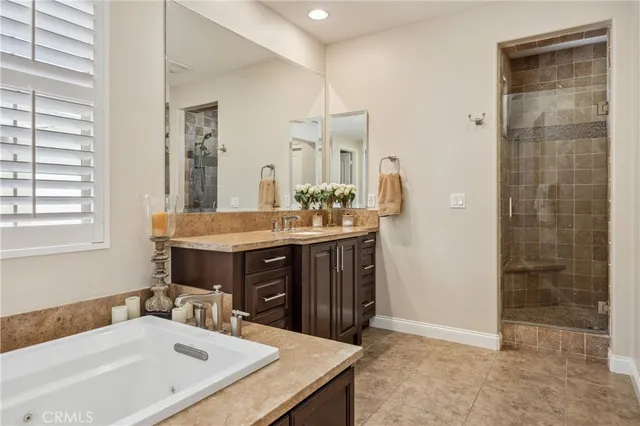 a bathroom with a shower and a toilet