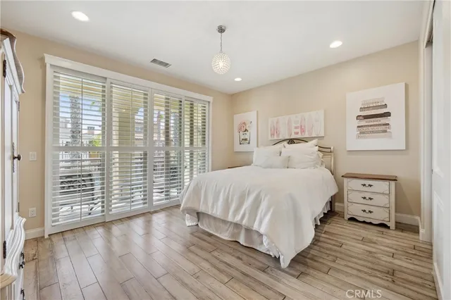 a view of an ocean and a building