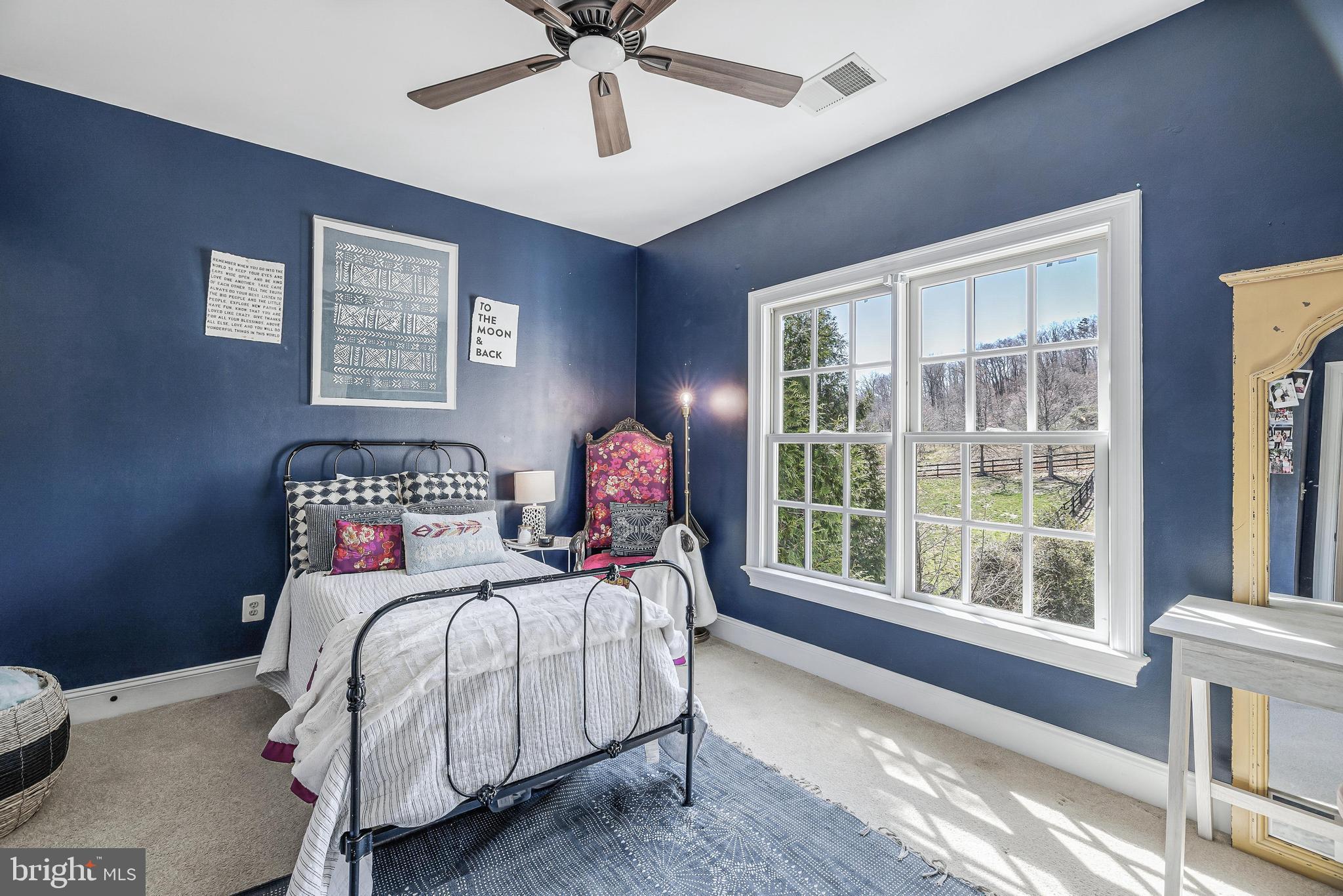 16319 Hunter Place Leesburg, VA 20176 - Photo 38 of 71 a bedroom with a large bed and a large window