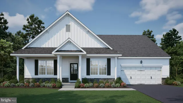 front view of house with a yard