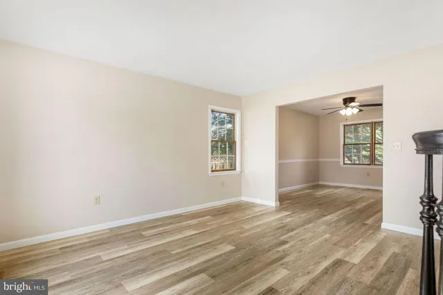 wooden floor in an empty room