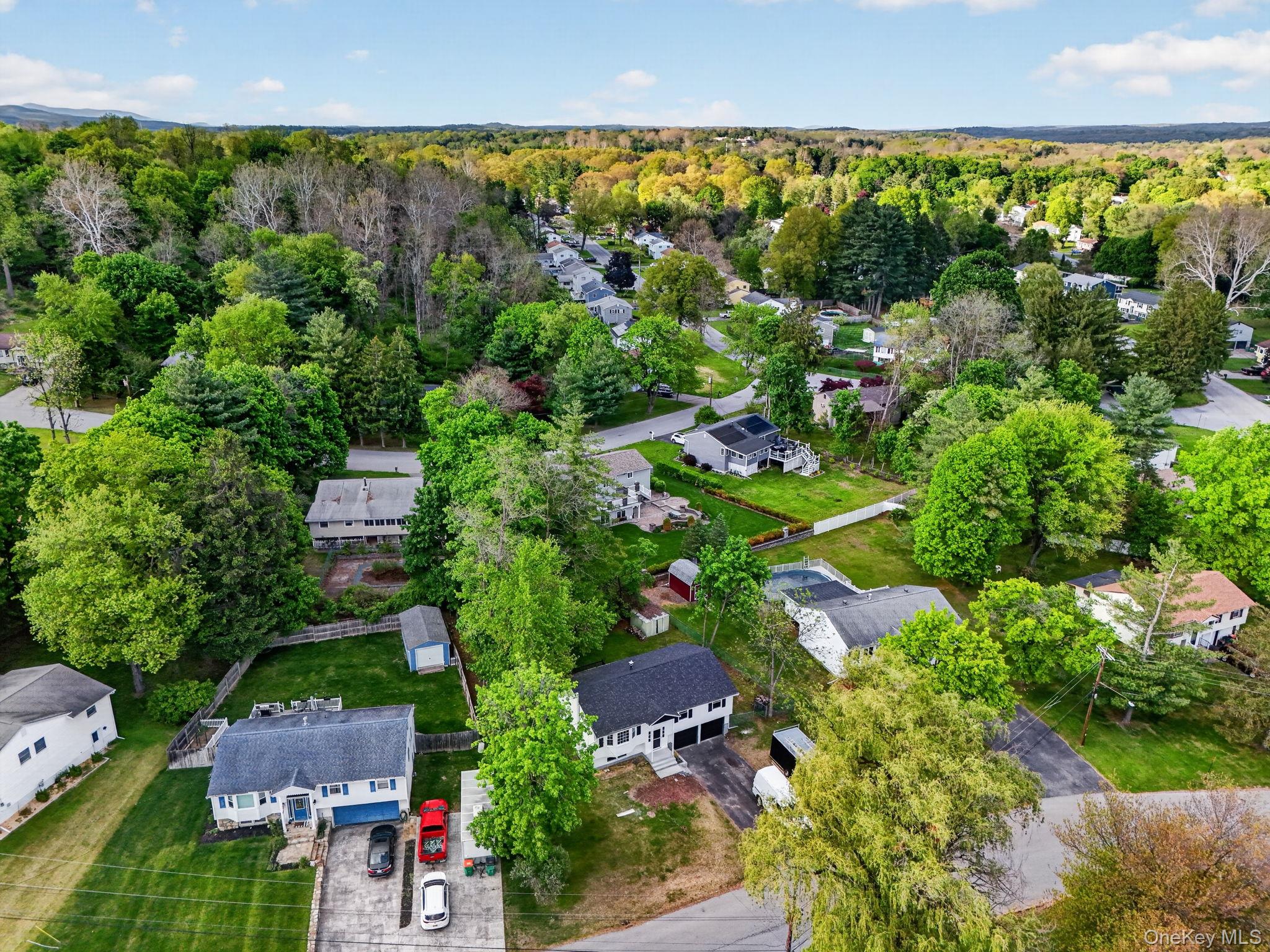 8 Mockingbird Lane Poughkeepsie, NY 12601 - Photo 28 of 32 an aerial view of a house with a yard