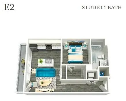 $1,275 | 1100 North Zang Boulevard, Unit 413, Dallas, TX 75203