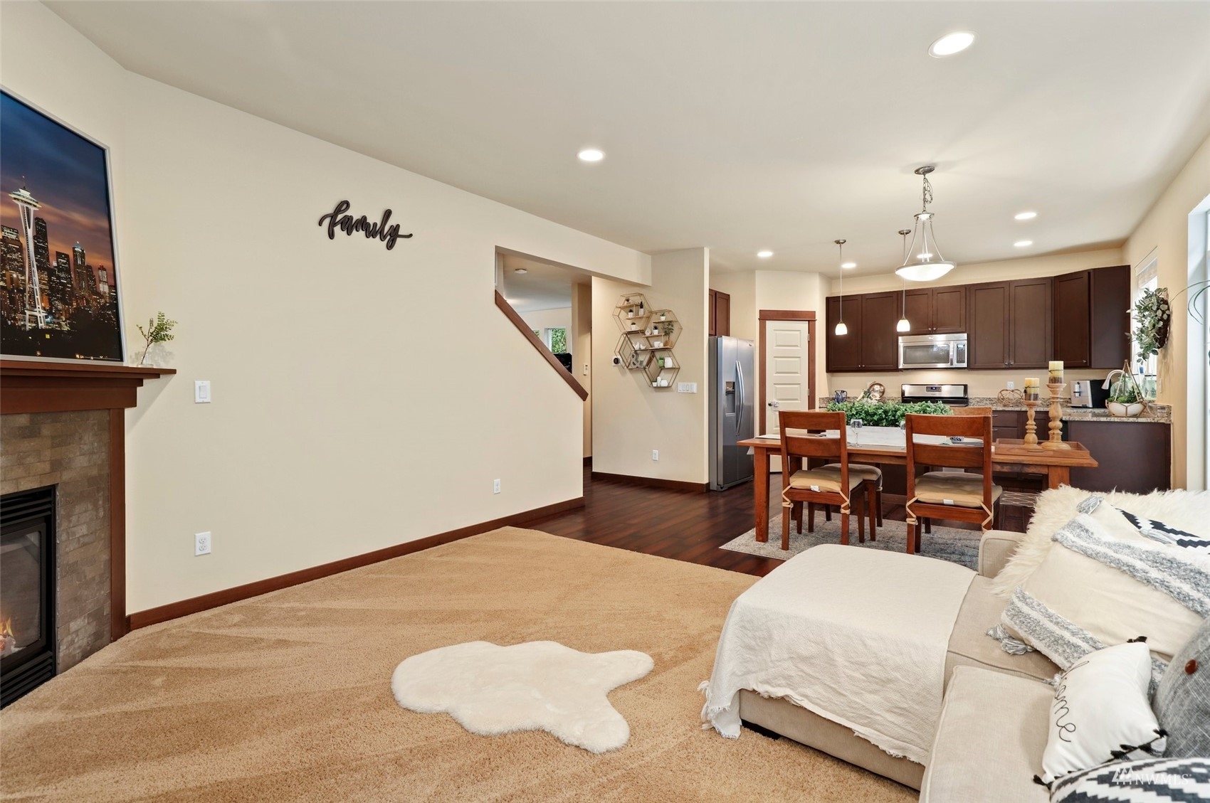 20220 3rd Drive Southeast Bothell, WA 98012 - Photo 9 of 37 a living room with furniture and kitchen view