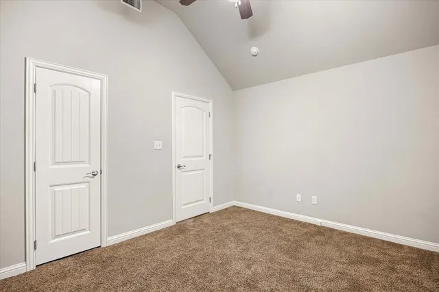 a view of an empty room