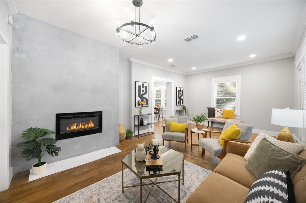 813 Elsbeth Street Dallas, TX 75208 - Photo 9 of 35 Cozy Fireplace Vibes