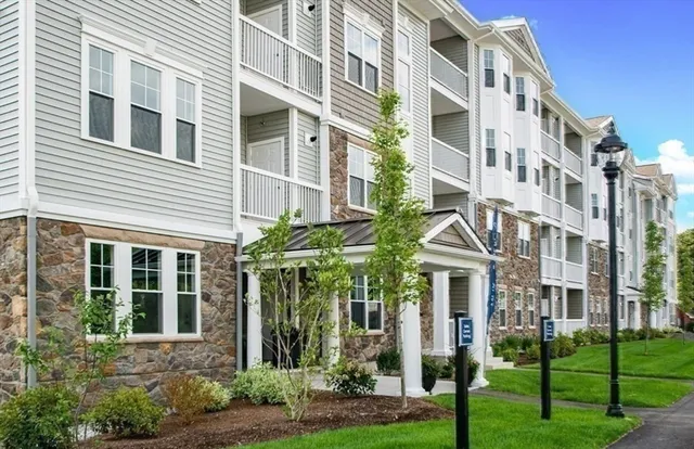 a view of a building front of house