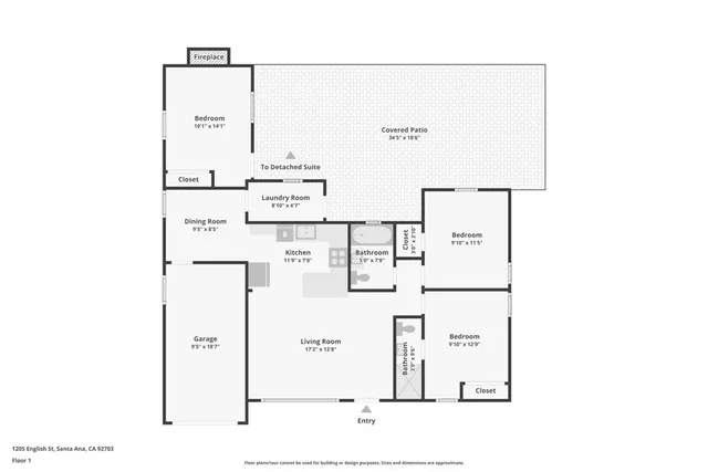 $939,000 | 1205 English Street, Santa Ana, CA 92703