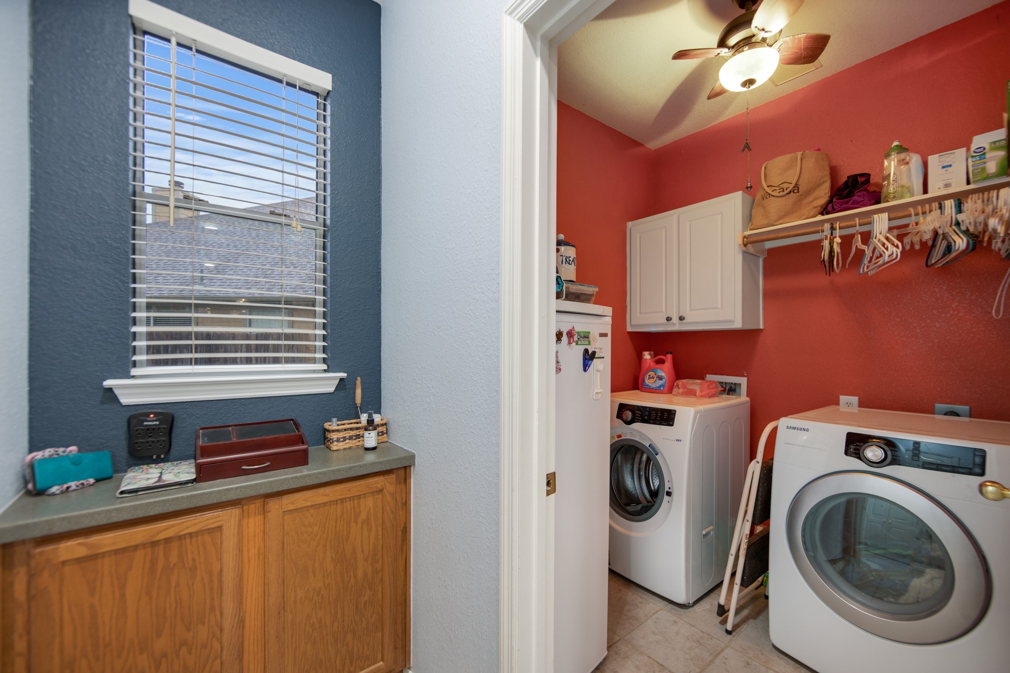 19414 Camellia Bend Circle Spring, TX 77379 - Photo 20 of 49 Additional counter space is perfect for your coffee bar. The laundry room even gives you that extra space you need for an additional refrigerator and storage