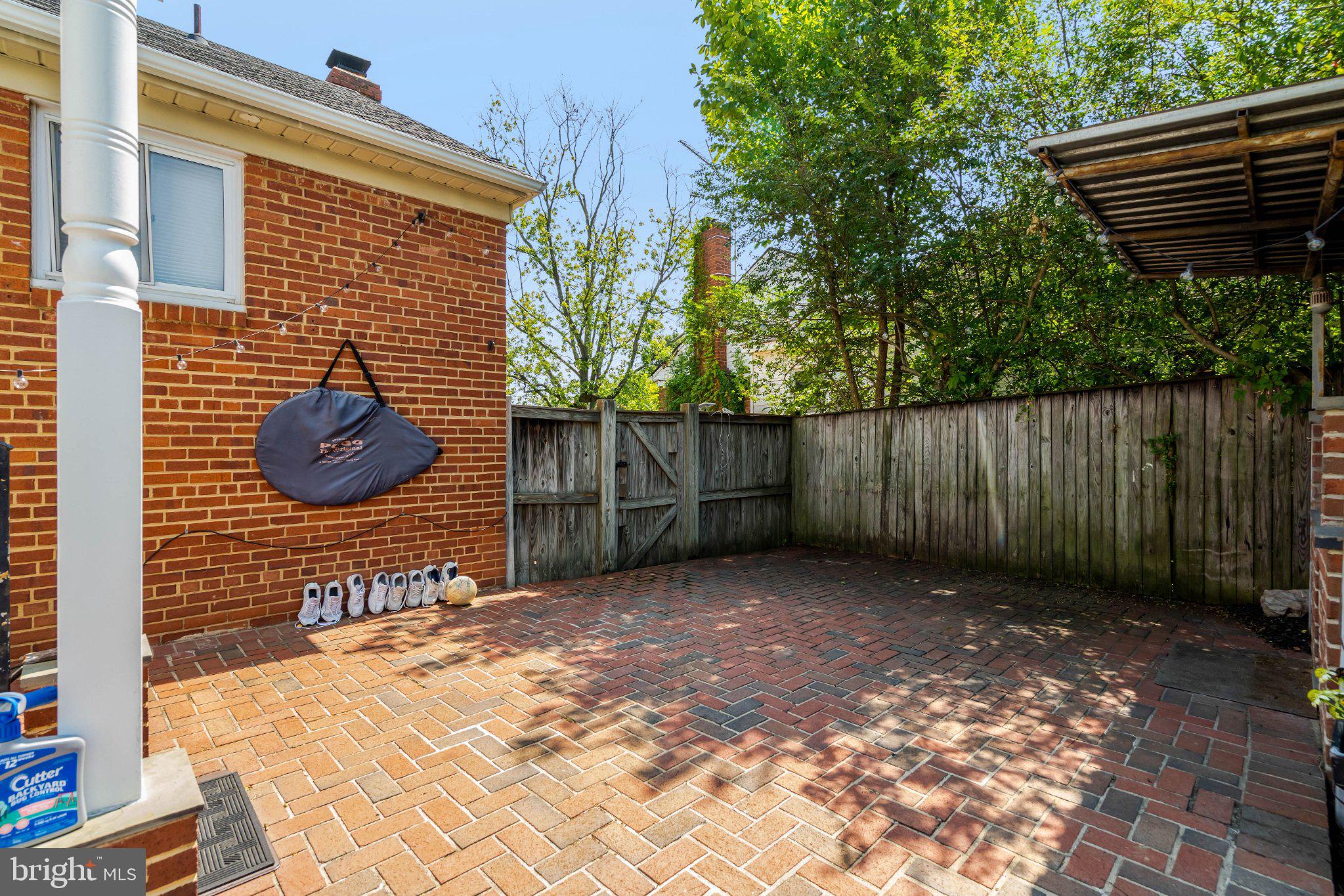6010 Frederick Street Springfield, VA 22150 - Photo 6 of 15 Charming outdoor space with brick patio.