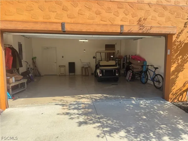 a view of car garage