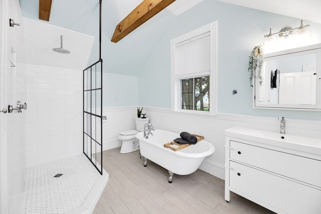79 Harvard Avenue Boston, MA 02136 - Photo 26 of 33 a bathroom with a sink toilet and shower