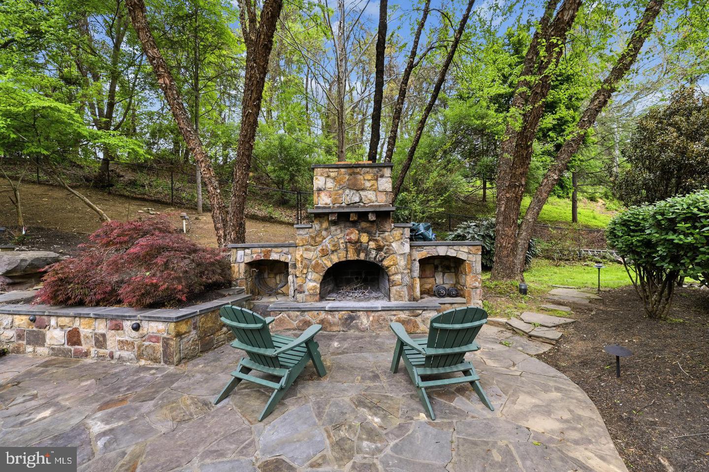 13120 Esworthy Road Potomac, MD 20854 - Photo 35 of 83 Outdoor Fireplace