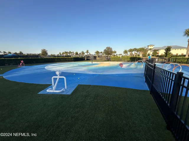 a view of a terrace with hardwood