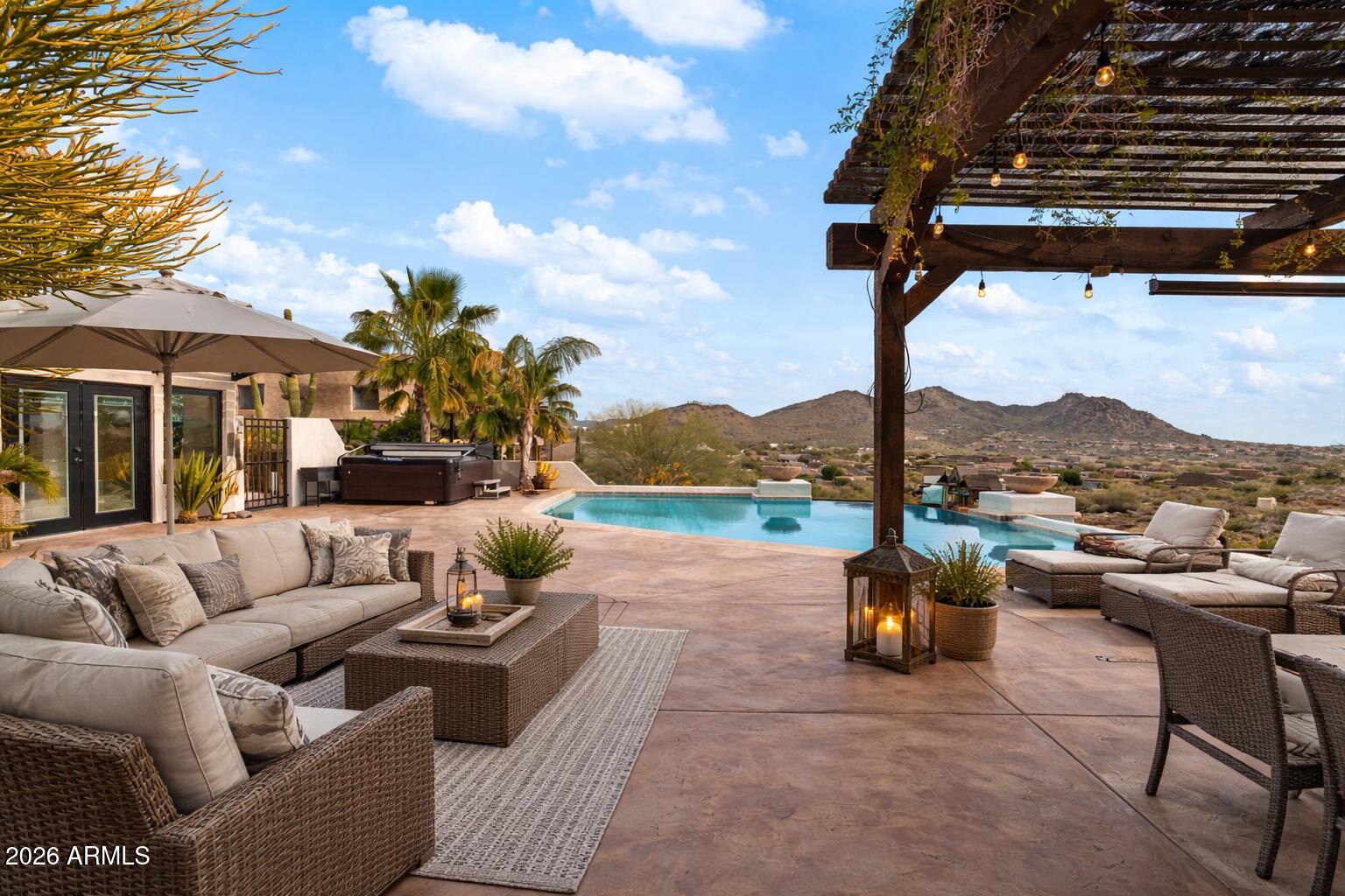 36723 North 33rd Avenue Phoenix, AZ 85086 - Photo 47 of 61 Virtually staged backyard negative edge