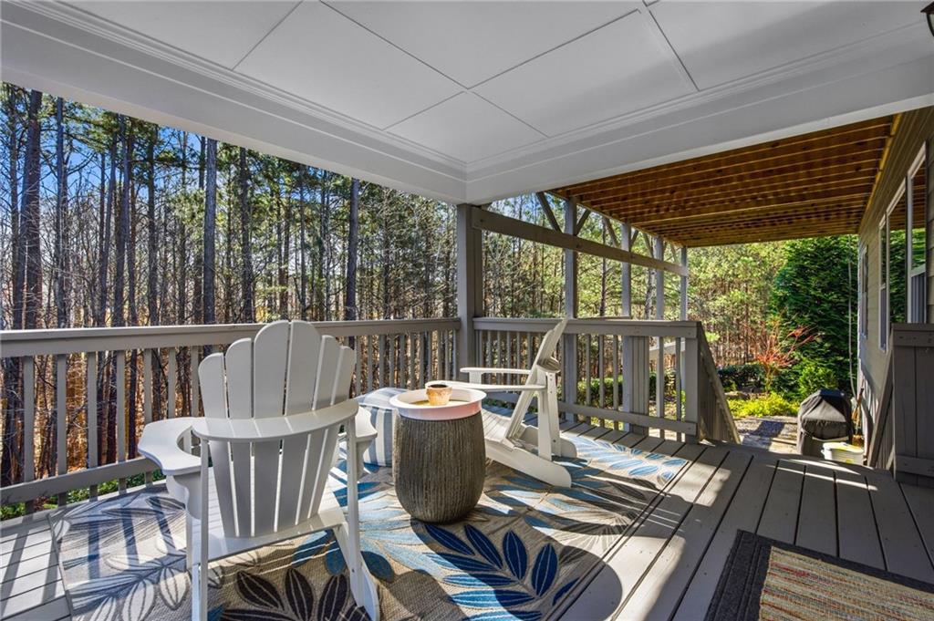 91 Bellwind Lane Dallas, GA 30132 - Photo 42 of 44 a view of a patio on the deck