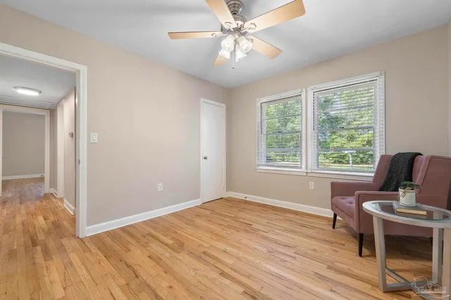 wooden floor in an empty room