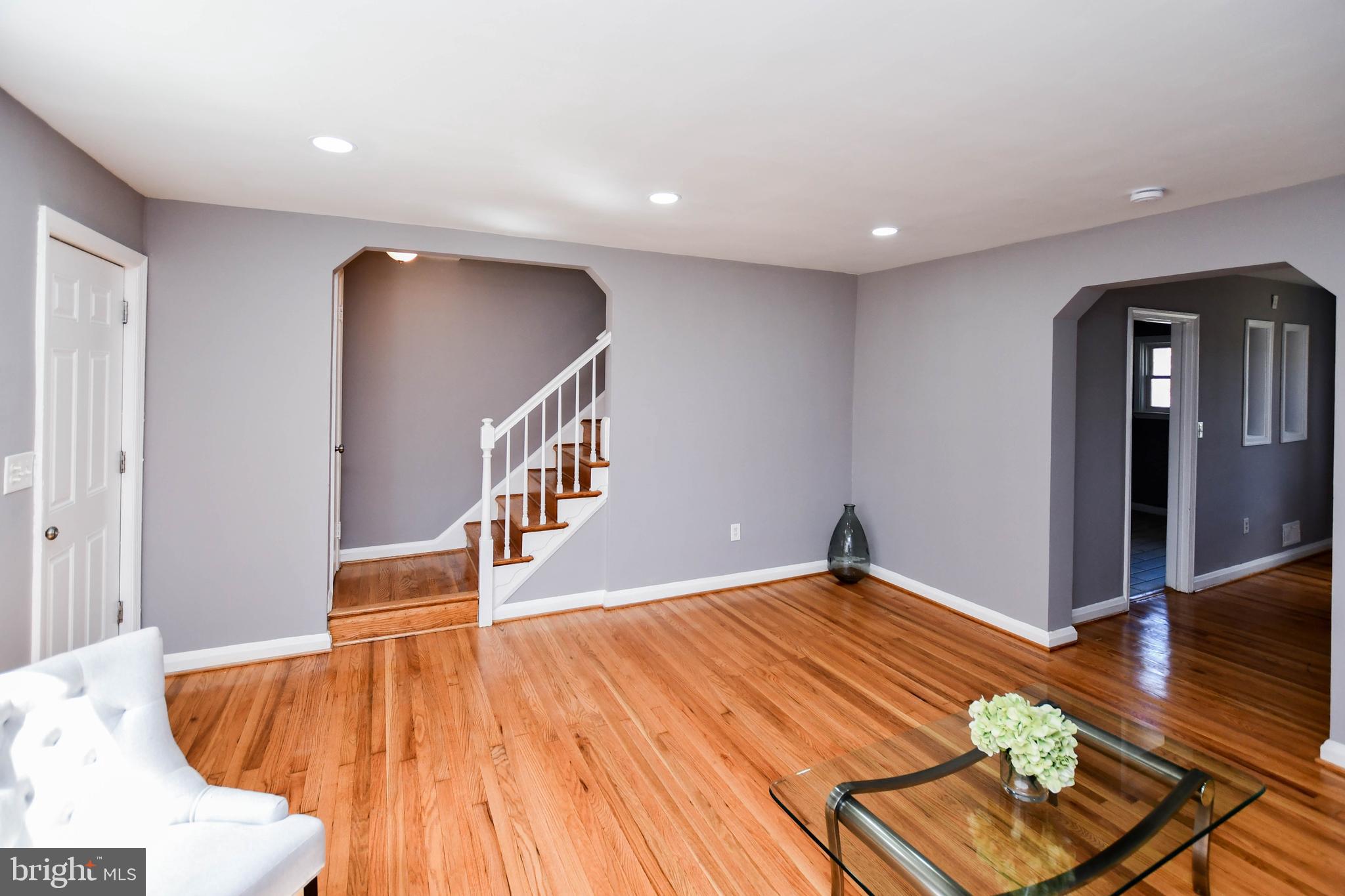 1028 Evesham Avenue Baltimore, MD 21212 - Photo 8 of 49 a view of entryway with wooden floor