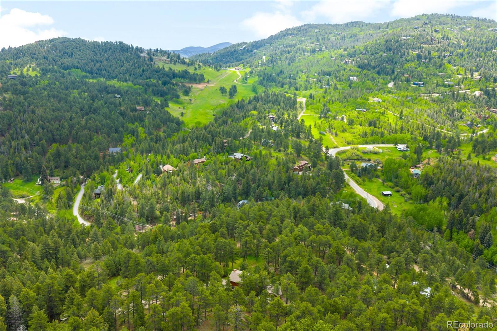9633 Fox Valley Drive Morrison, CO 80465 - Photo 44 of 50 a view of a lush green forest with trees in the background