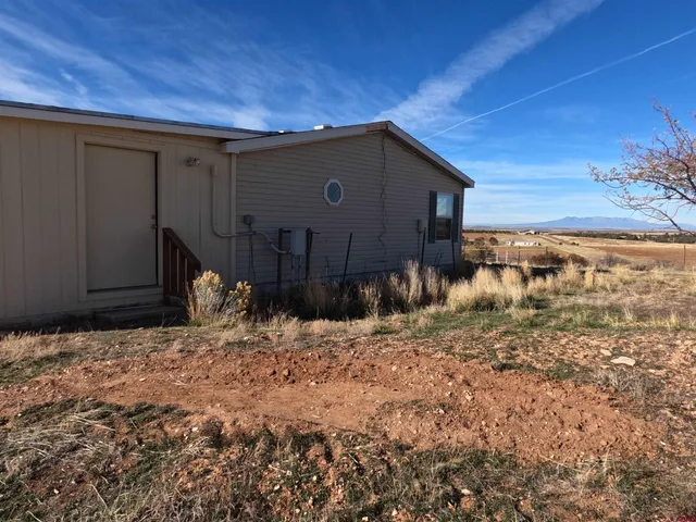 a backyard of a house