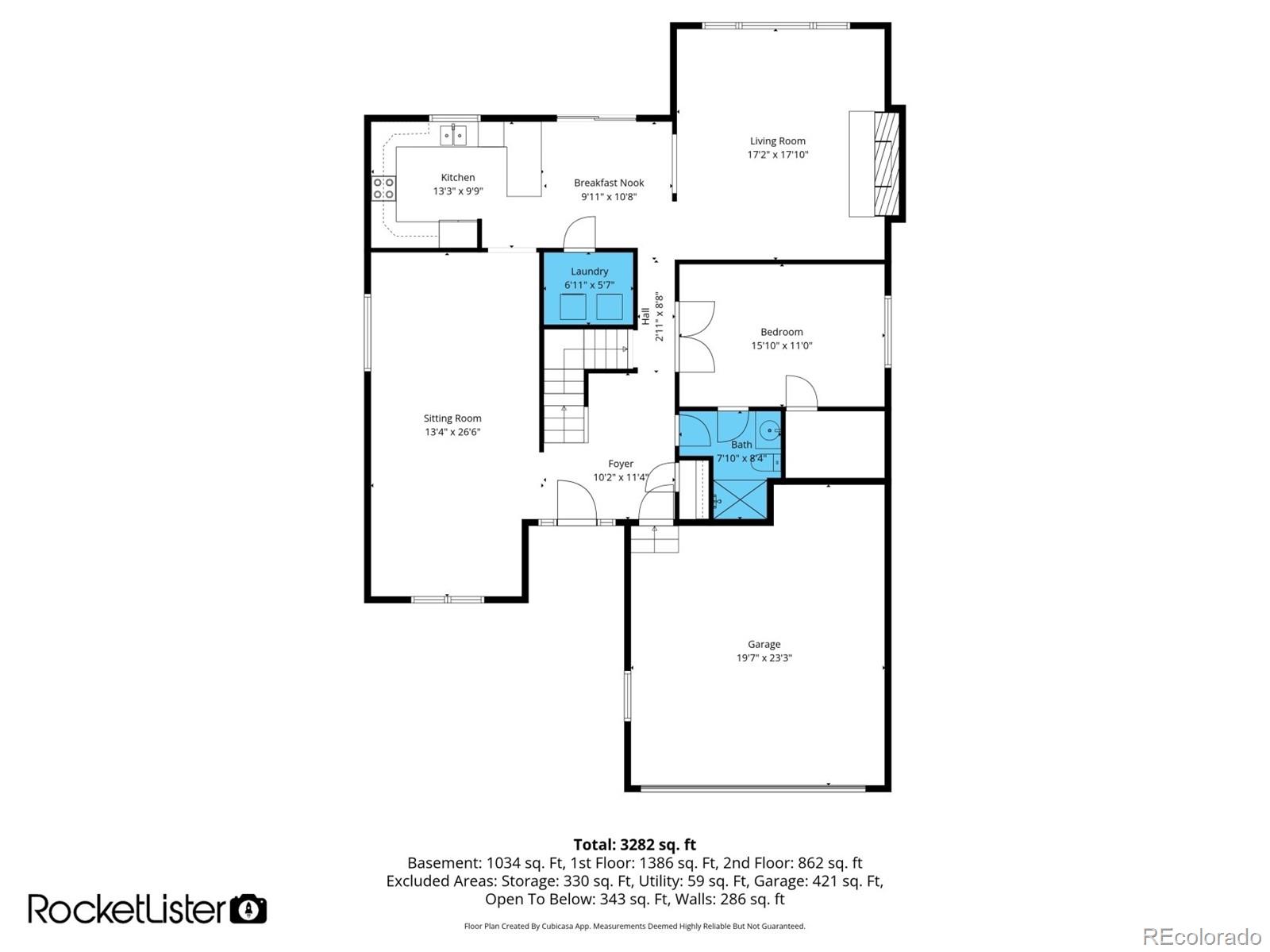 9407 Harvard Drive Highlands Ranch, CO 80130 - Photo 43 of 48 a picture of floor plan
