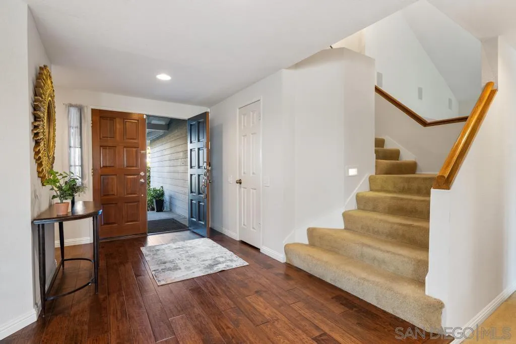 1545 Calle Ryan Encinitas, CA 92024 - Photo 15 of 63 a view of entryway with wooden floor