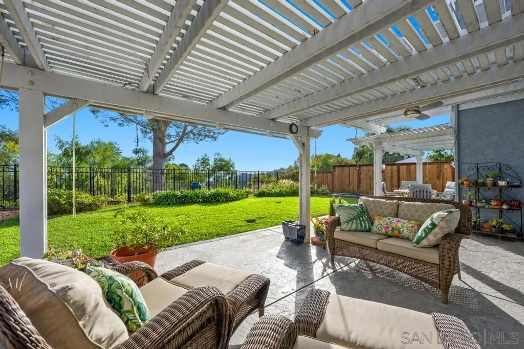 1545 Calle Ryan Encinitas, CA 92024 - Photo 6 of 63 a outdoor living space with patio furniture and garden
