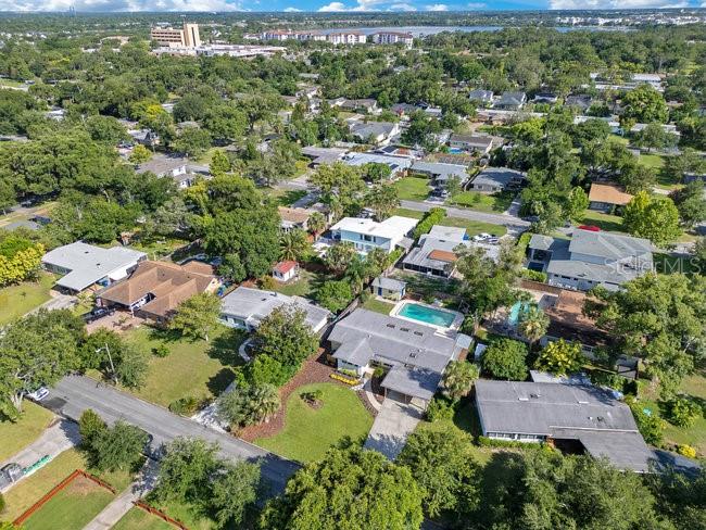 1926 Natalen Road Winter Park, FL 32792 - Photo 42 of 44 an aerial view of residential houses with outdoor space and trees