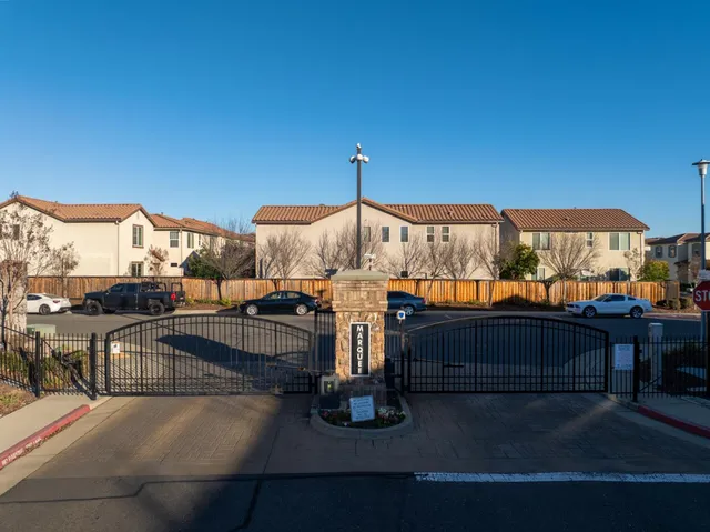 an aerial view of a houses