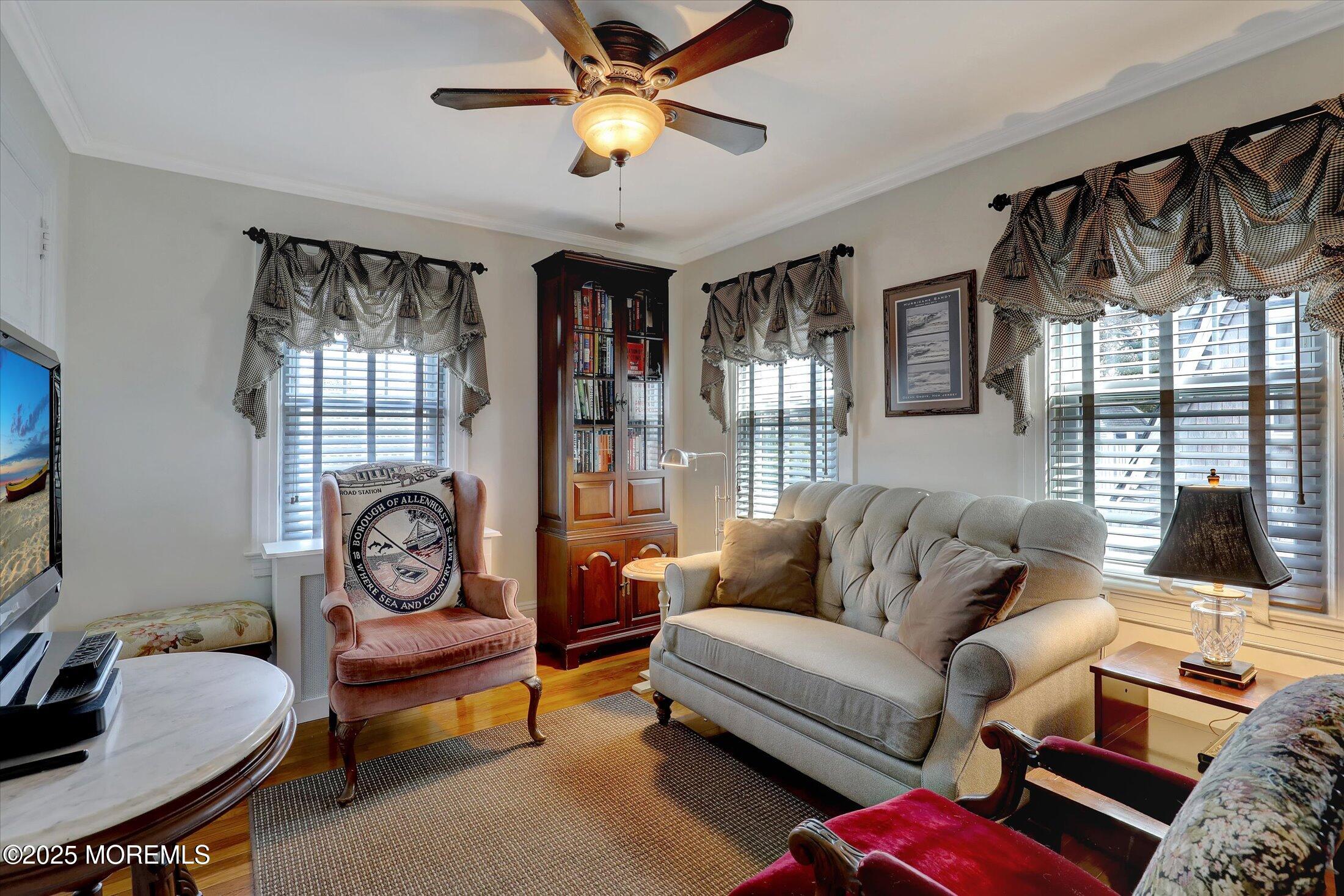 309 Spier Avenue Allenhurst, NJ 07711 - Photo 22 of 32 a living room with furniture and a large window