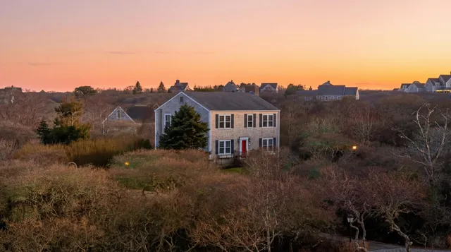 a view of a yard with swimming pool