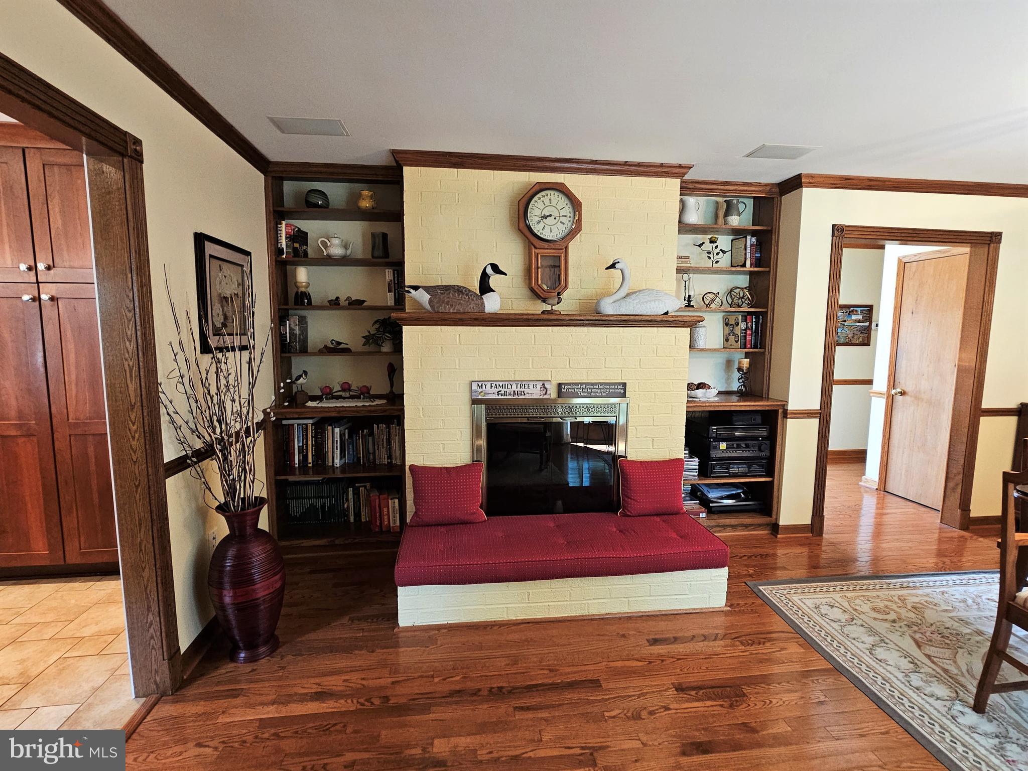 8813 Weems Road Manassas, VA 20110 - Photo 16 of 39 Wood-Burning Brick Fireplace