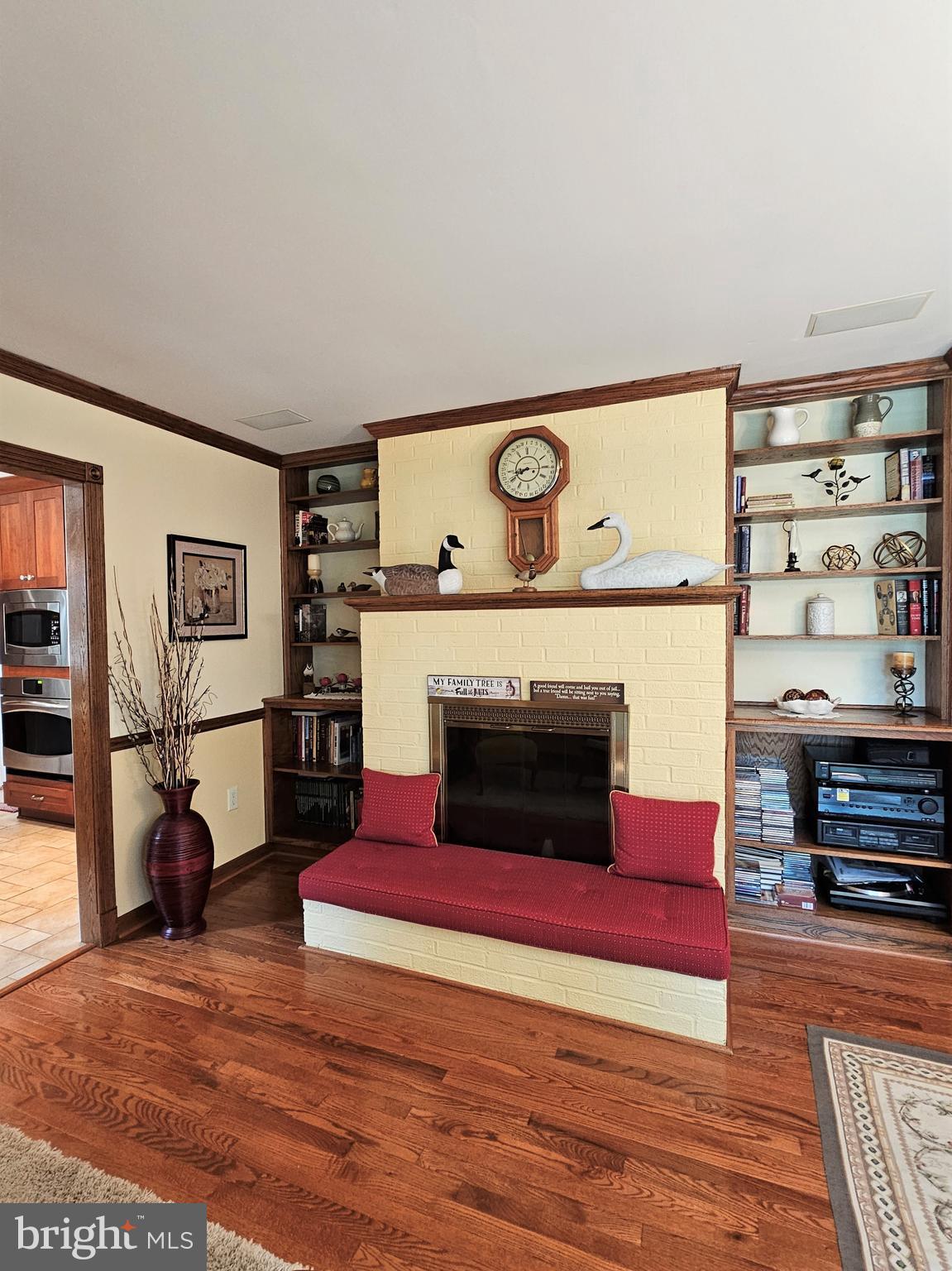 8813 Weems Road Manassas, VA 20110 - Photo 17 of 39 Built-Ins Flank the Beautiful Fireplace