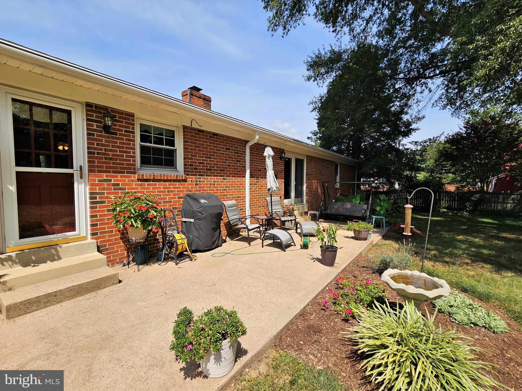 8813 Weems Road Manassas, VA 20110 - Photo 36 of 39 Rear Patio - Access from Kitchen or Dining Room