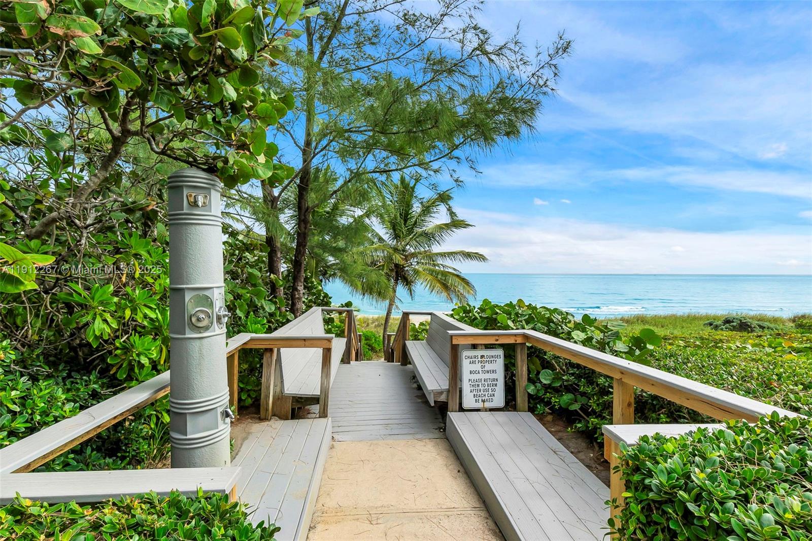 2121 North Ocean Boulevard, Unit 204W Boca Raton, FL 33431 - Photo 49 of 59 a balcony with view of tree